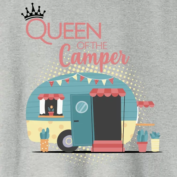 Queen Of The Camper Women's Crop Top Tee