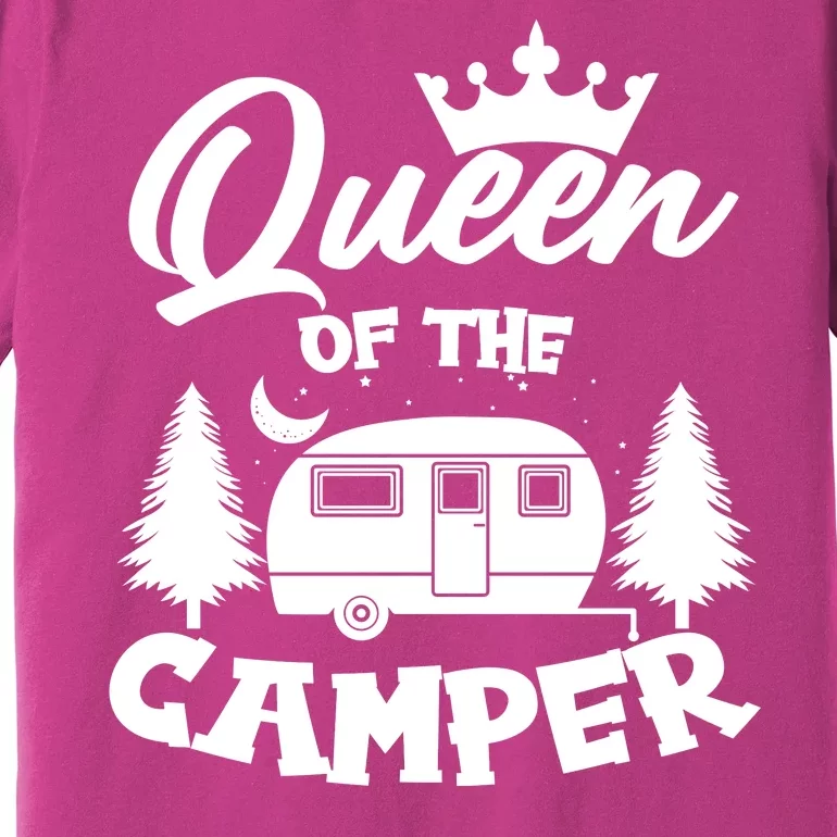 Queen of the Camper Funny Camping Premium T-Shirt