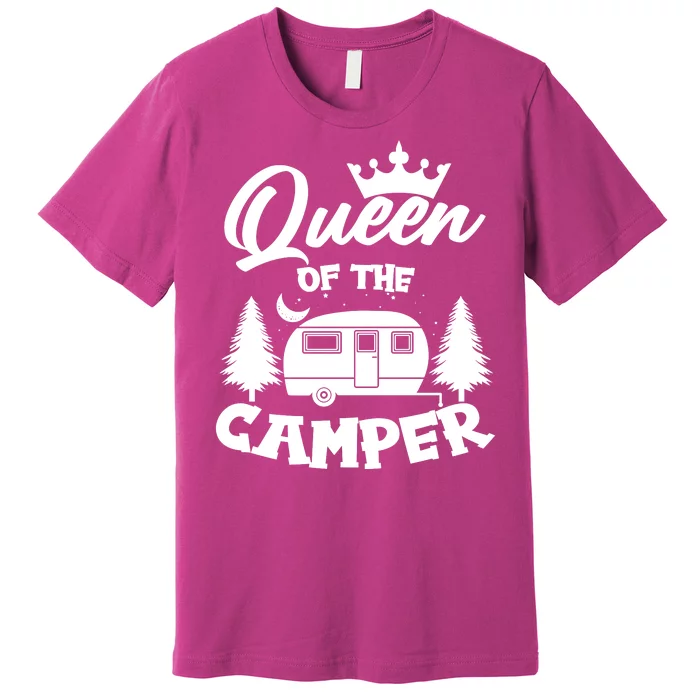 Queen of the Camper Funny Camping Premium T-Shirt