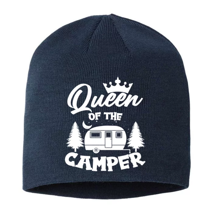 Queen of the Camper Funny Camping 8 1/2in Sustainable Knit Beanie