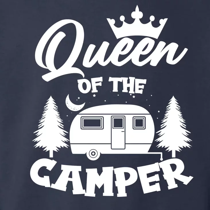 Queen of the Camper Funny Camping Toddler Hoodie