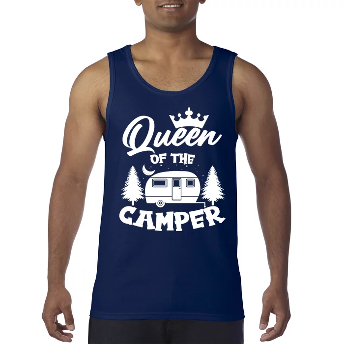 Queen of the Camper Funny Camping Tank Top