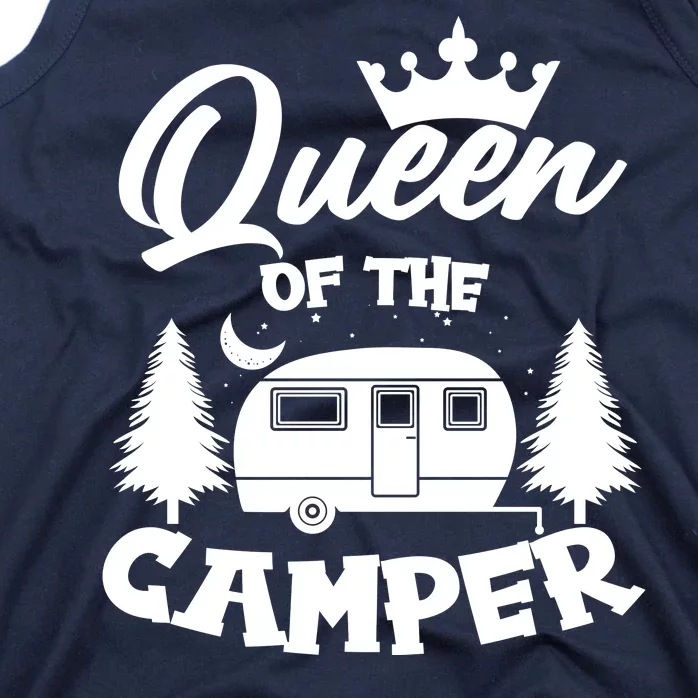 Queen of the Camper Funny Camping Tank Top