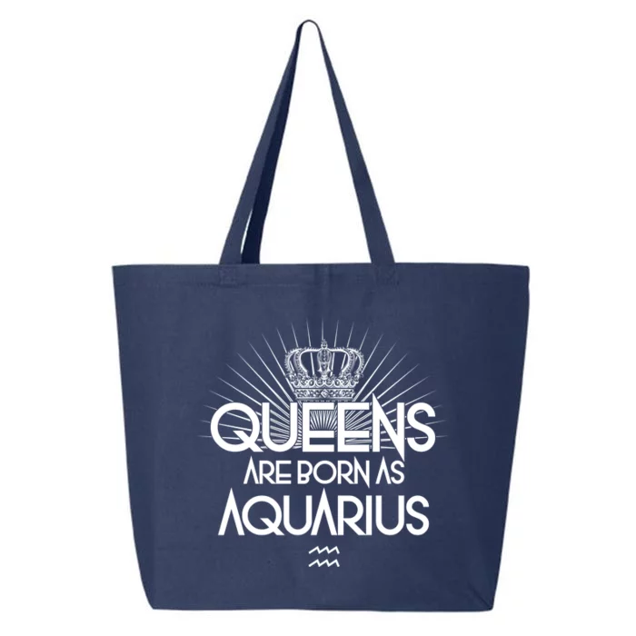 Queens Are Born As Aquarius 25L Jumbo Tote