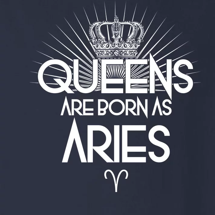 Queens Are Born As Aries Toddler Long Sleeve Shirt