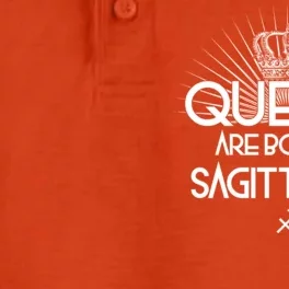 Queens Are Born As Sagittarius Dry Zone Grid Performance Polo