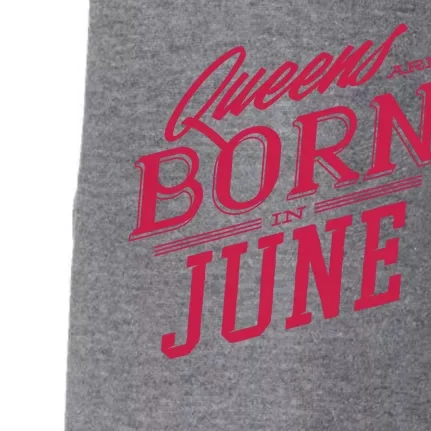 Queens Are Born In June Doggie 3-End Fleece Hoodie