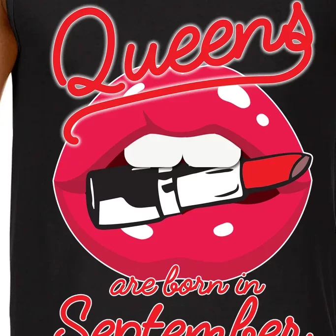 Queens Are Born in September Lipstick Comfort Colors® Tank Top