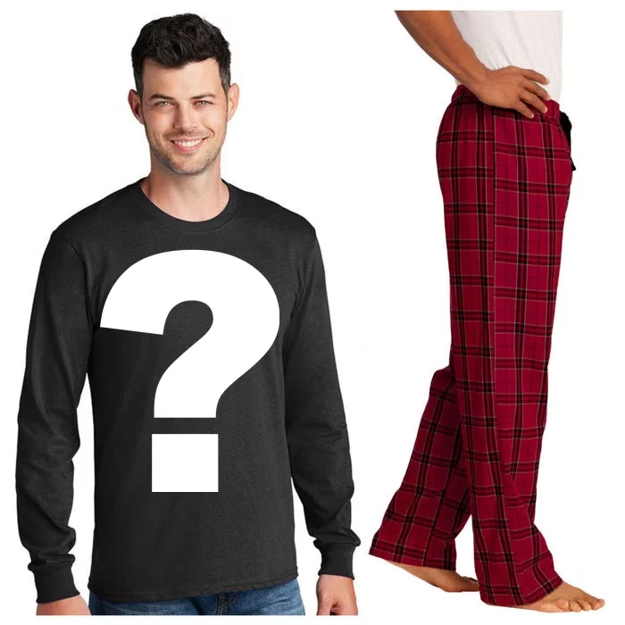 Question Mark Logo Long Sleeve Pajama Set