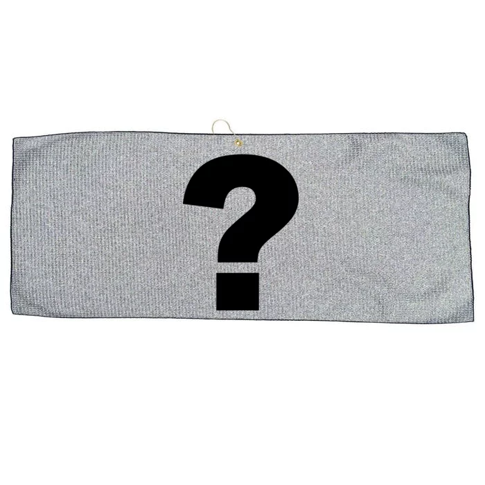 Question Mark Logo Large Microfiber Waffle Golf Towel