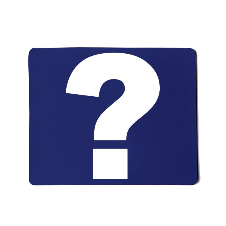 Question Mark Logo Mousepad