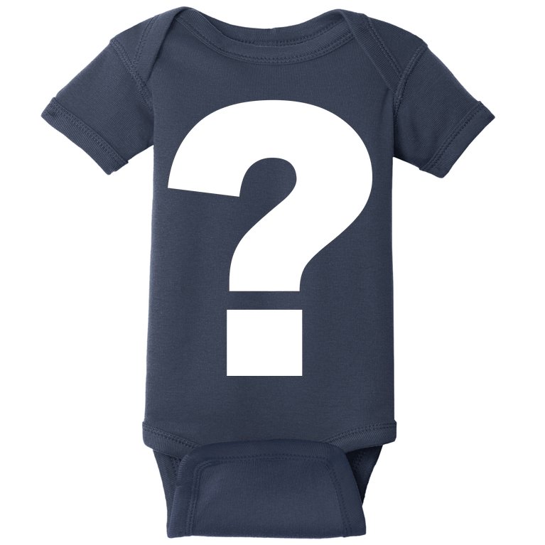 Question Mark Logo Baby Bodysuit