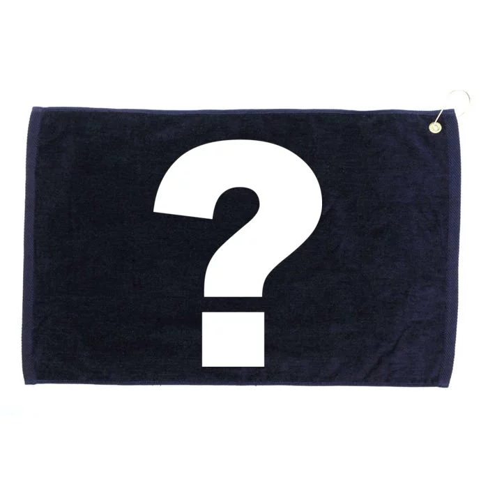 Question Mark Logo Grommeted Golf Towel