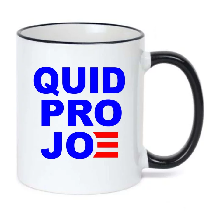 Quid Pro Joe Biden Black Color Changing Mug