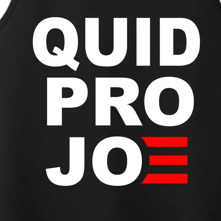 Quid Pro Joe Biden Performance Tank