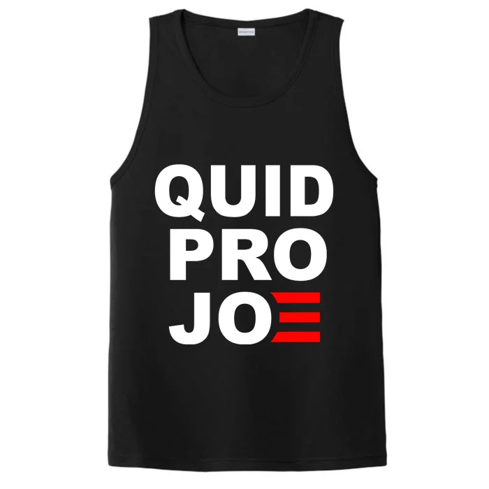 Quid Pro Joe Biden Performance Tank