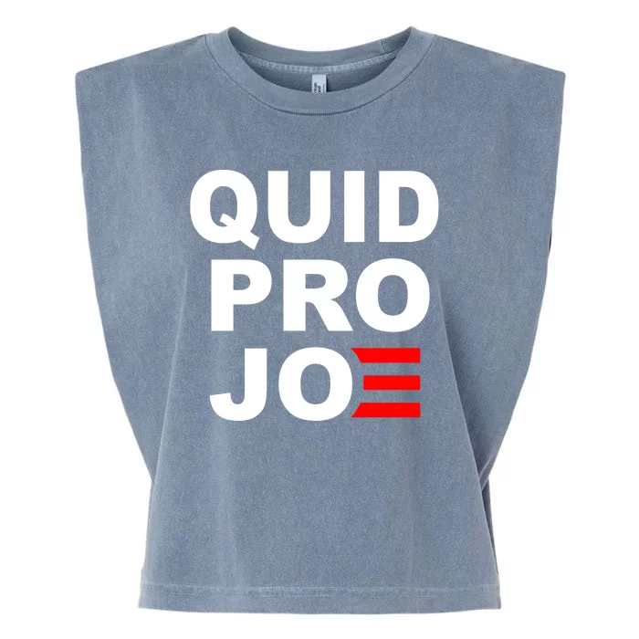 Quid Pro Joe Biden Garment-Dyed Women's Muscle Tee