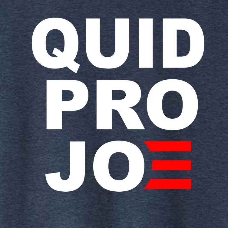 Quid Pro Joe Biden Women's Crop Top Tee