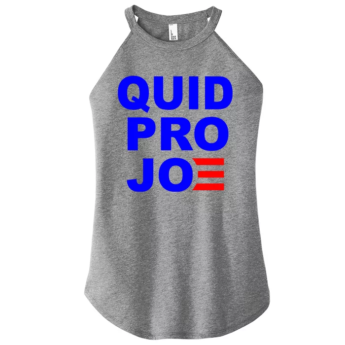 Quid Pro Joe Biden Women’s Perfect Tri Rocker Tank