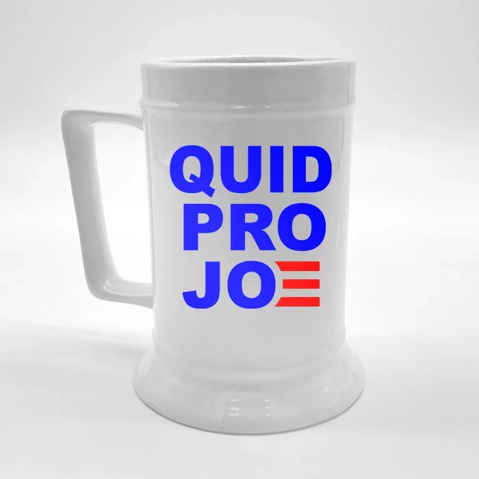 Quid Pro Joe Biden Front & Back Beer Stein