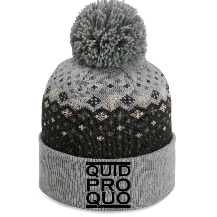 Quid Pro Quo The Baniff Cuffed Pom Beanie