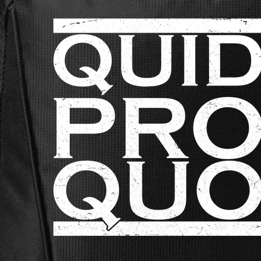 Quid Pro Quo City Backpack