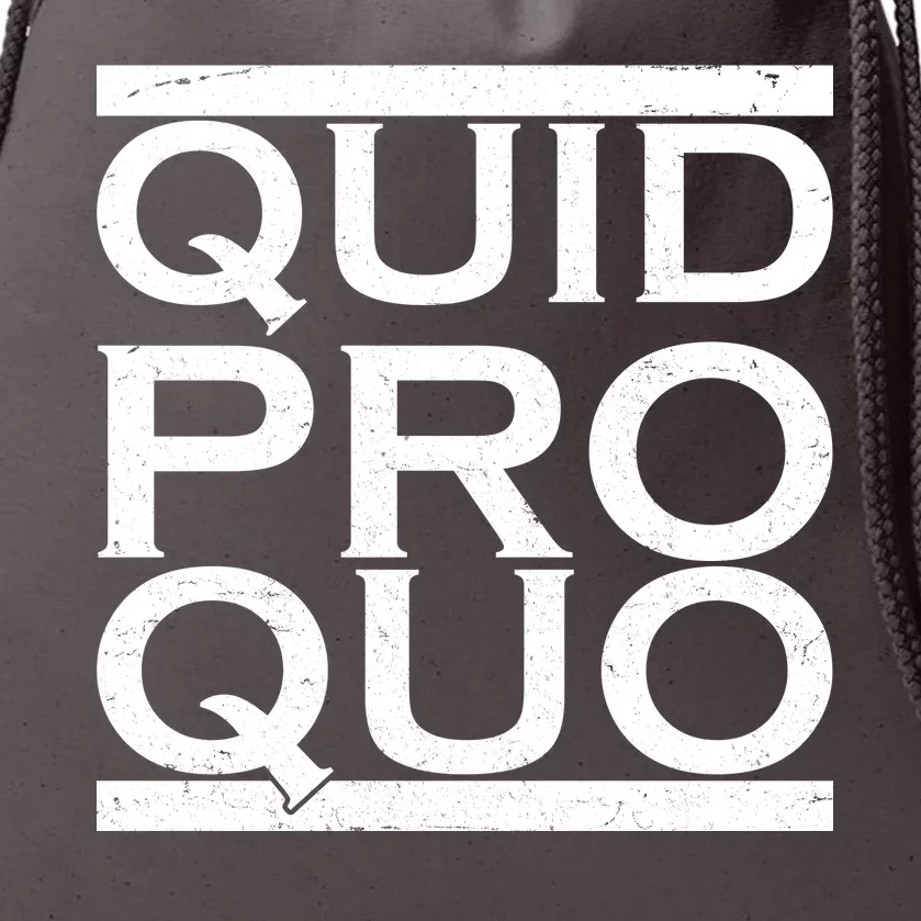 Quid Pro Quo Drawstring Bag