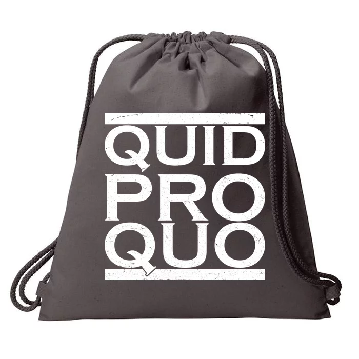 Quid Pro Quo Drawstring Bag