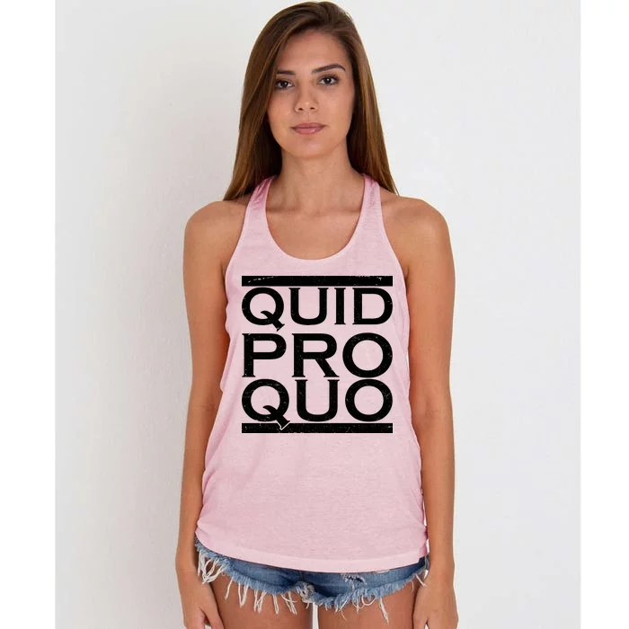 Quid Pro Quo Women's Knotted Racerback Tank