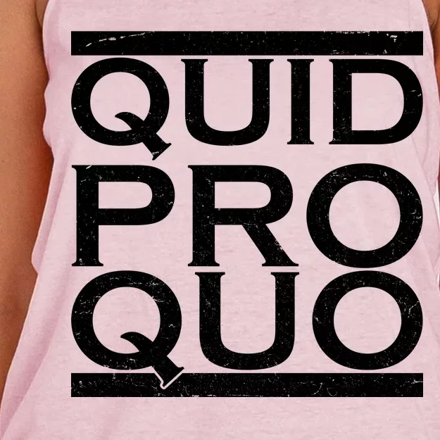 Quid Pro Quo Women's Knotted Racerback Tank