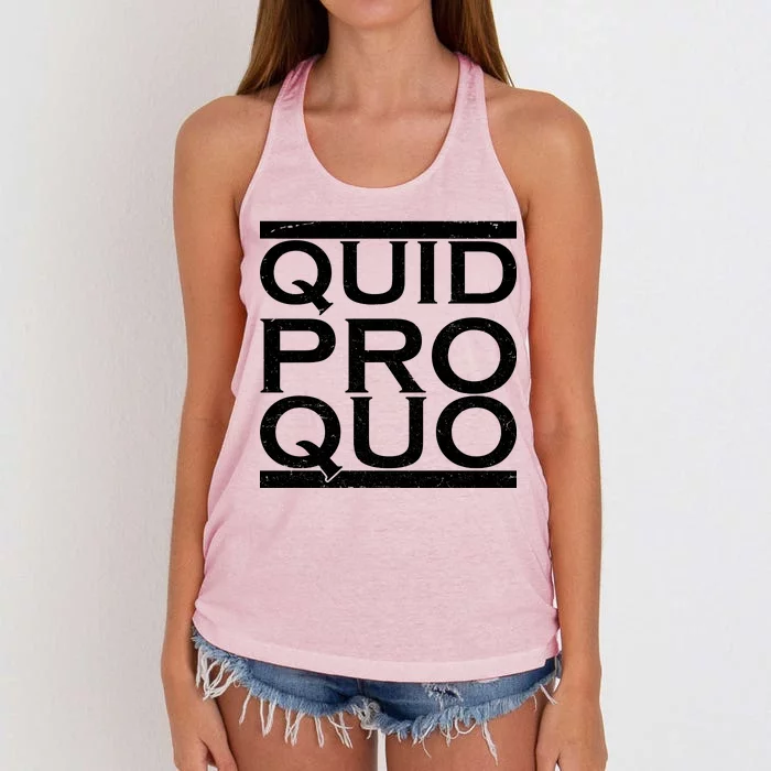 Quid Pro Quo Women's Knotted Racerback Tank