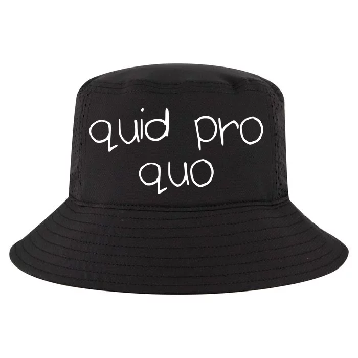 Quid Pro Quo Fun Cool Comfort Performance Bucket Hat