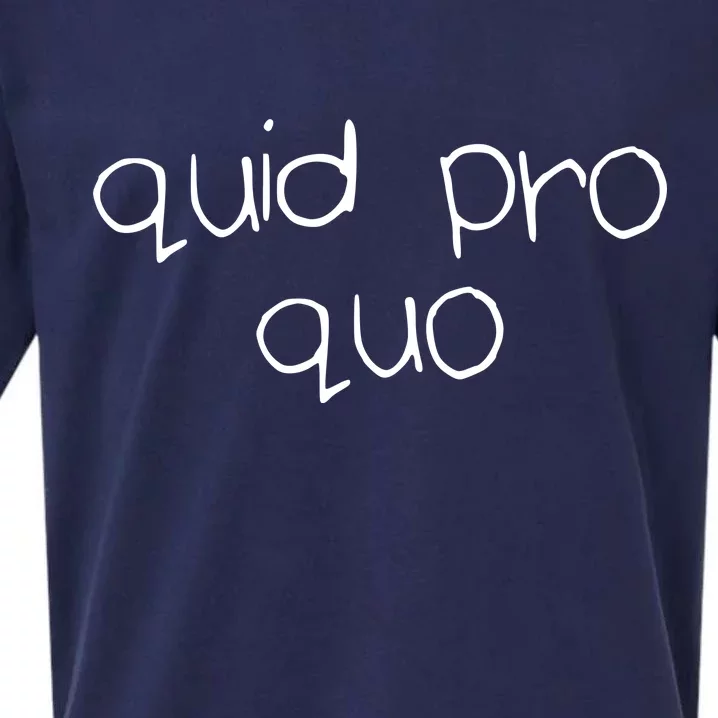 Quid Pro Quo Fun Sueded Cloud Jersey T-Shirt