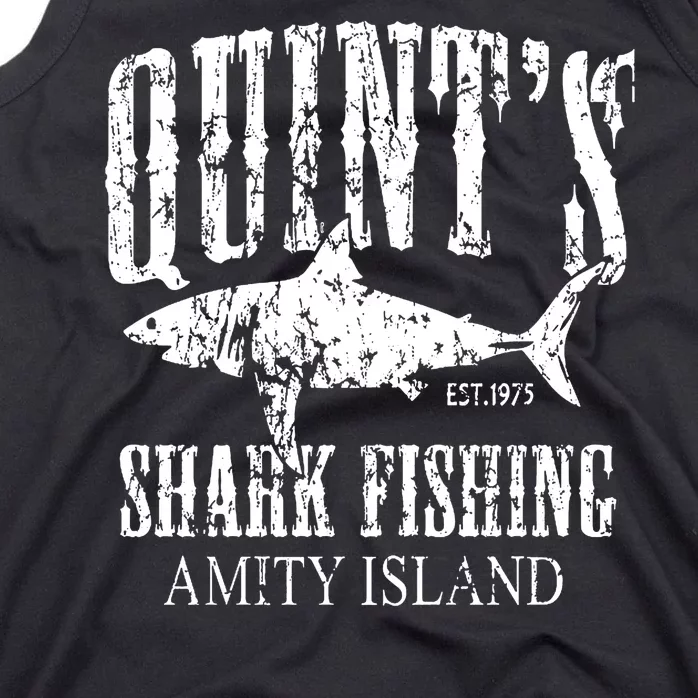 Quint's Shark Fishing Amity Island Tank Top