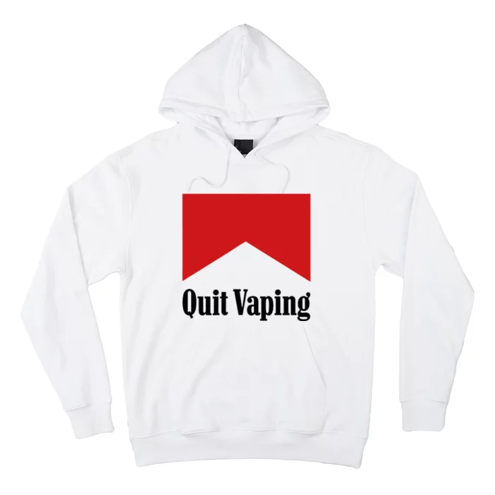 Quit Vaping Be A Man Hoodie