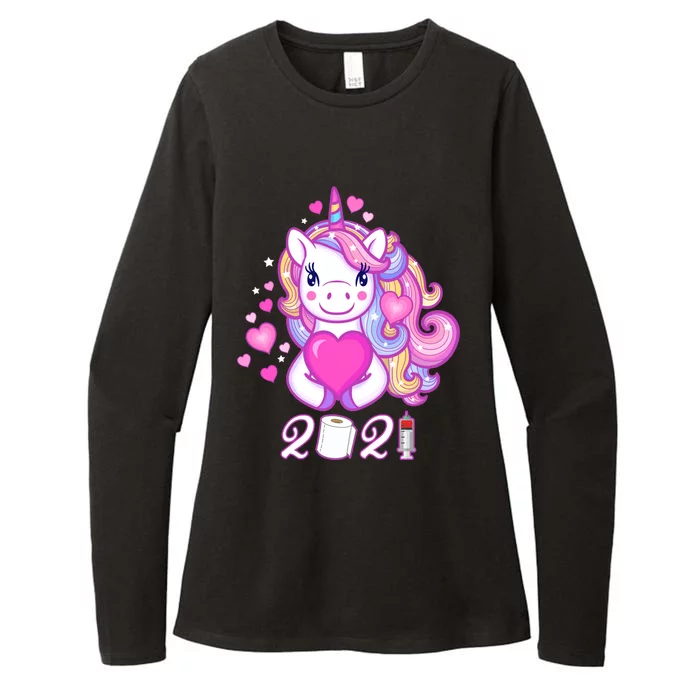 Quarantine Valentine's Day Unicorn Lover Gift Cute Gift Womens CVC Long Sleeve Shirt