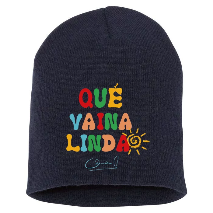 Qué vaina linda Short Acrylic Beanie