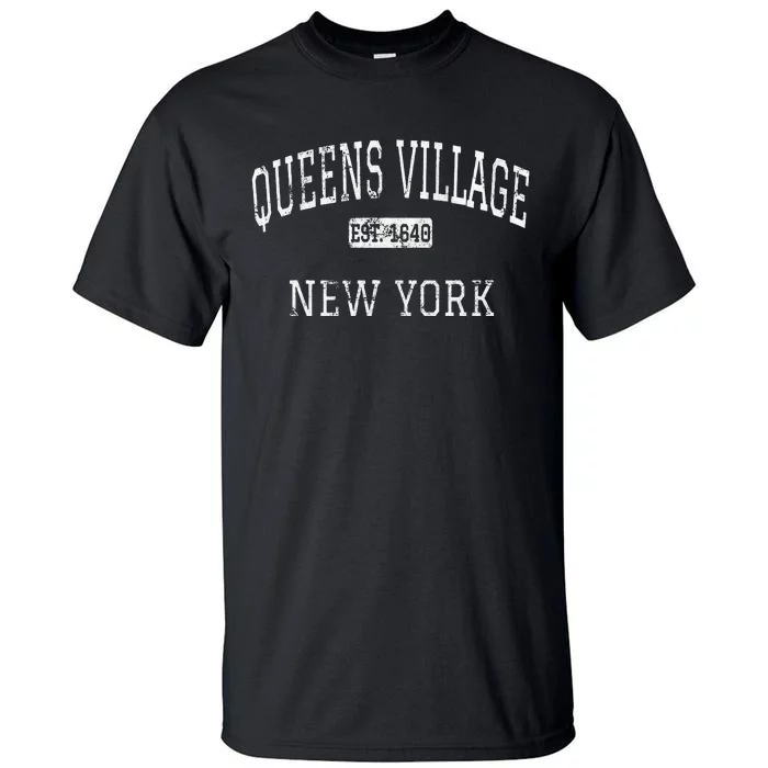 Queens Village New York Queens Ny Vintage Tall T-Shirt