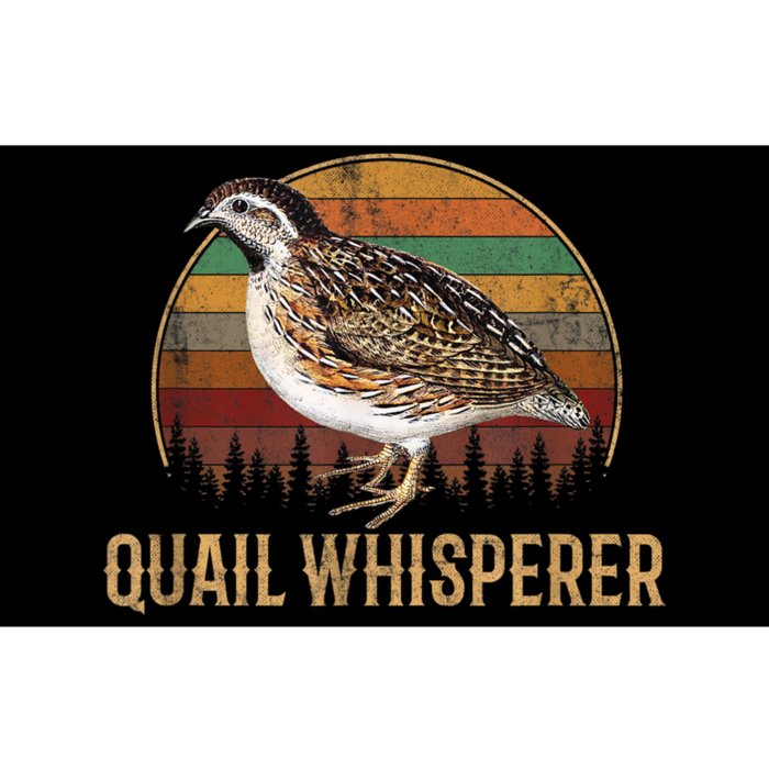 Quail Whisperer Funny Gift Bumper Sticker