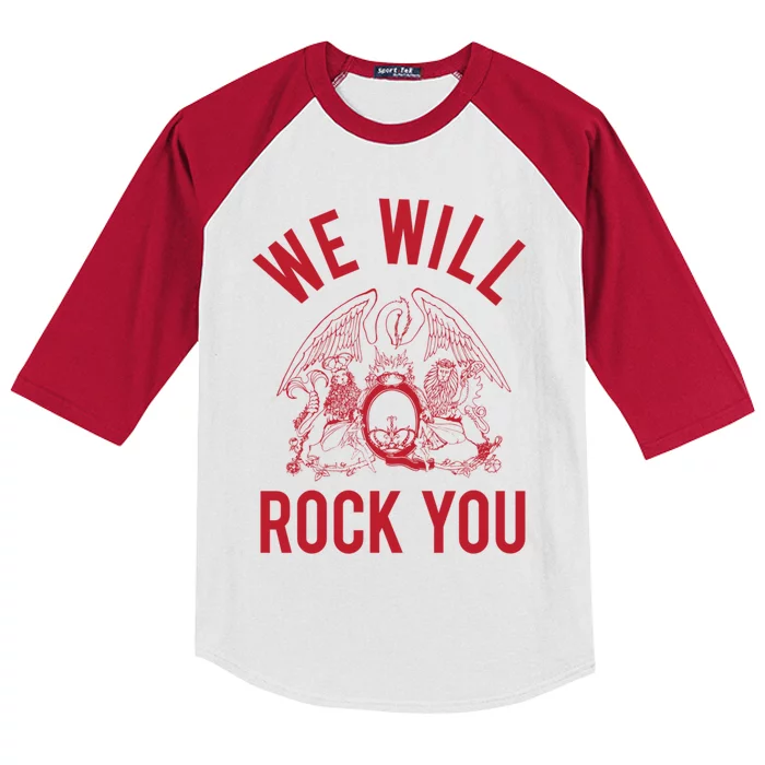 Queen We Will Rock You Great Gift Kids Colorblock Raglan Jersey