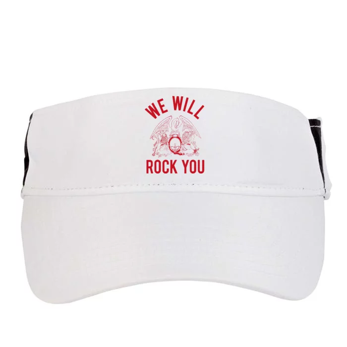 Queen We Will Rock You Adult Drive Performance Visor