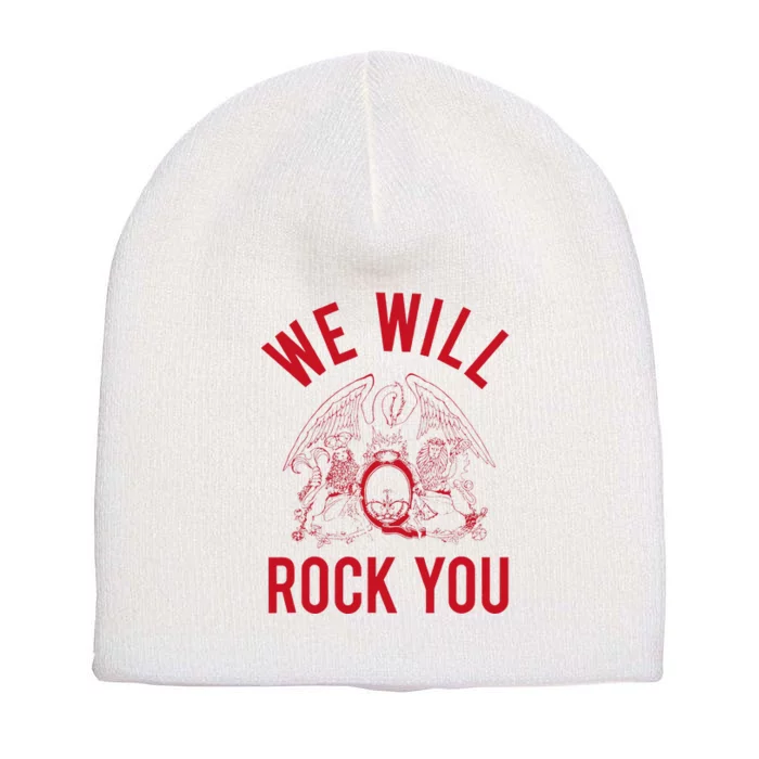 Queen We Will Rock You Short Acrylic Beanie