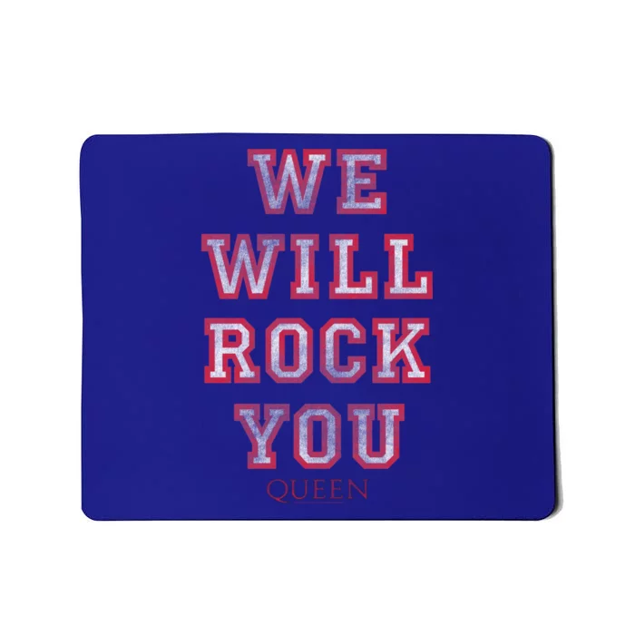 Queen We Will Rock You Pink Funny Gift Mousepad