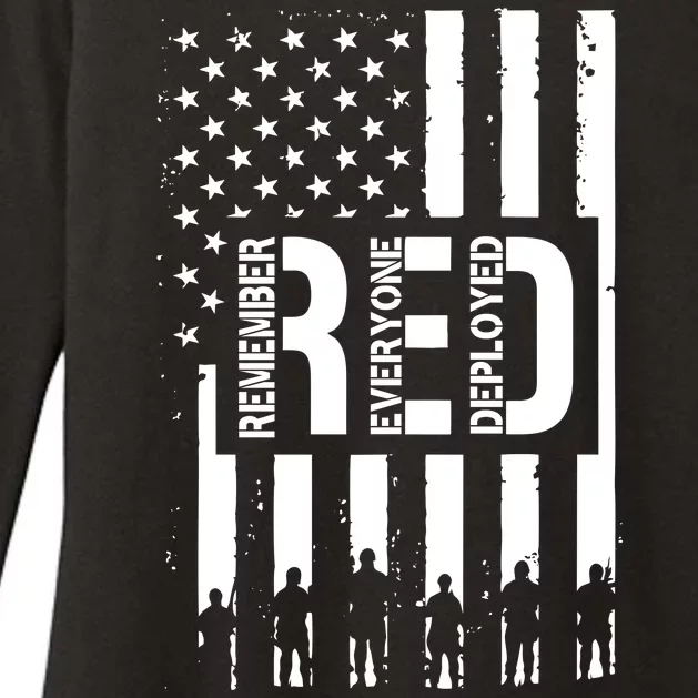 R.E.D Remember Everyone Deployed Red Friday Womens CVC Long Sleeve Shirt