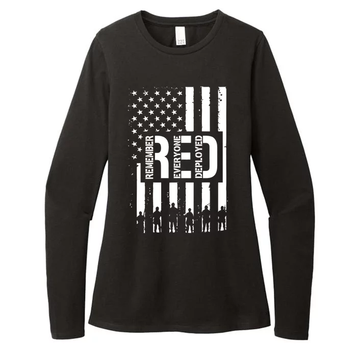 R.E.D Remember Everyone Deployed Red Friday Womens CVC Long Sleeve Shirt