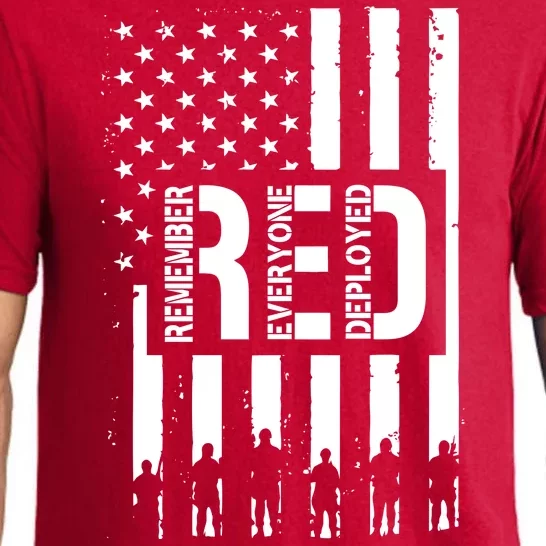 R.E.D Remember Everyone Deployed Red Friday Pajama Set