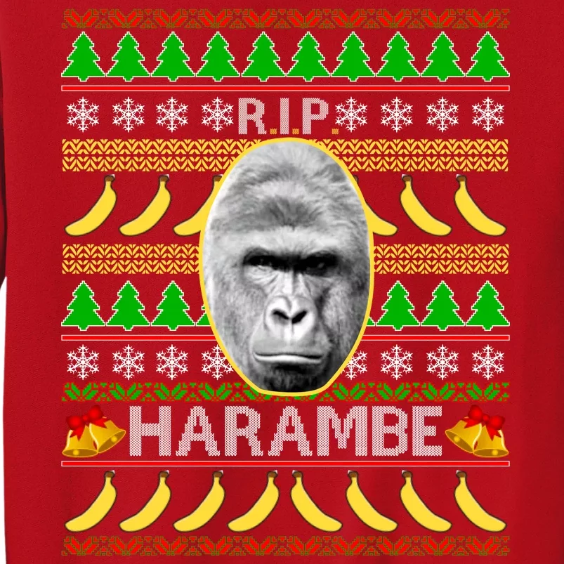 R.I.P. Harambe RIP Gorilla Ugly Christmas Sweater Design Sweatshirt