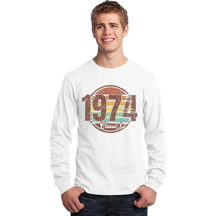 Retro 1974 50th Birthday Tall Long Sleeve T-Shirt