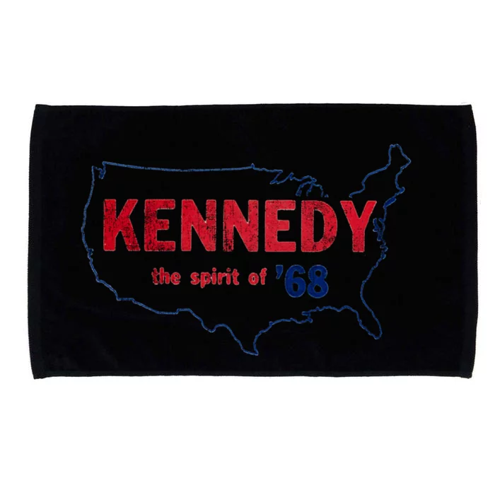 Retro 1968 Bobby Kennedy Gift Rfk Robert Kennedy Gift Microfiber Hand Towel