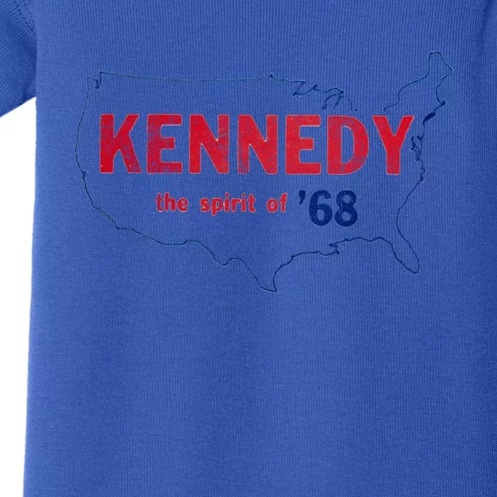 Retro 1968 Bobby Kennedy Gift Rfk Robert Kennedy Gift Baby Bodysuit